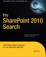 Pro SharePoint 2010 Search - S3 Tech Training