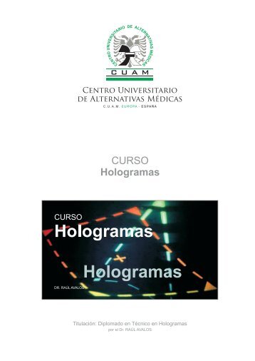 CURSO Hologramas - cuam españa