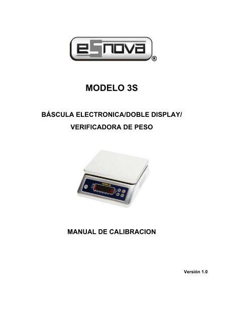 Manual Calibración 3S - Esnova