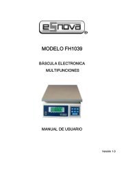 FH 1039 Manual de operación - Esnova