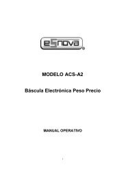 MODELO ACS-A2 Báscula Electrónica Peso Precio - Esnova