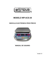 WP-ACS 30 Manual de usuario - Esnova