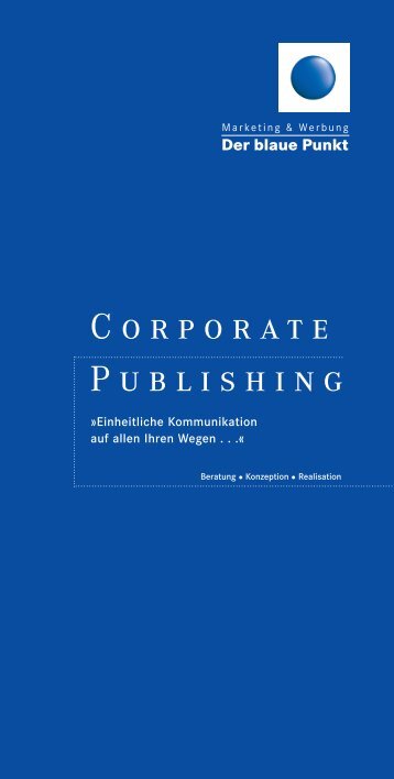 Corporate Publishing - DER BLAUE PUNKT