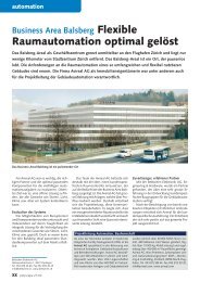 automation - Bettschen Elektronik AG