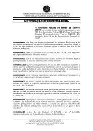 PJC Guaçuí - Notificação Recomendatória