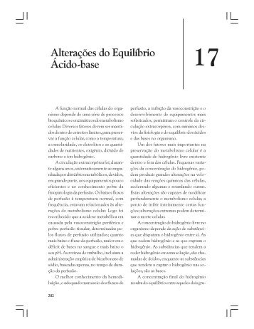 Capítulo 17. Alterações do Equilíbrio Ácido-Base - Perfusion Line