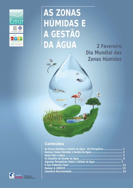 as zonas húmidas ea gestão da água - Ramsar Convention on ...