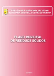 Plano Municipal de Resíduos Sólidos - Prefeitura Municipal de Betim