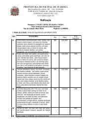 LEILÃO Nº 02/2011 - prefeitura municipal de itabera