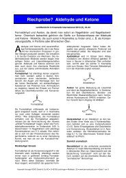 Riechprobe? Aldehyde und Ketone - Dermaviduals