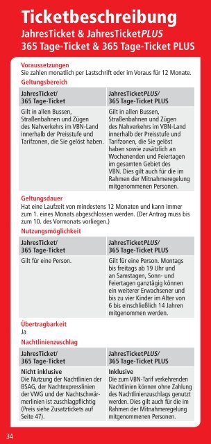 Faltblatt Tickets 2013 - VBN