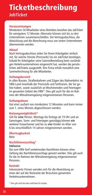 Faltblatt Tickets 2013 - VBN