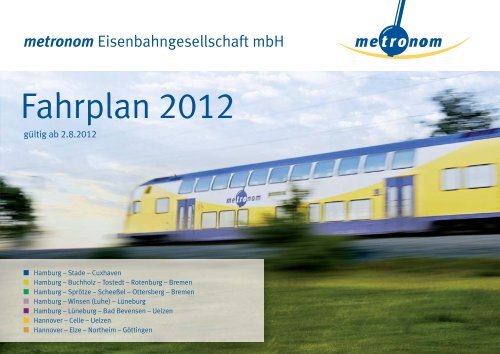 Fahrplan 2012 - Metronom