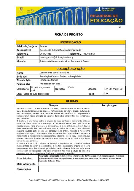 Documento integral (PDF) - Câmara Municipal de Évora