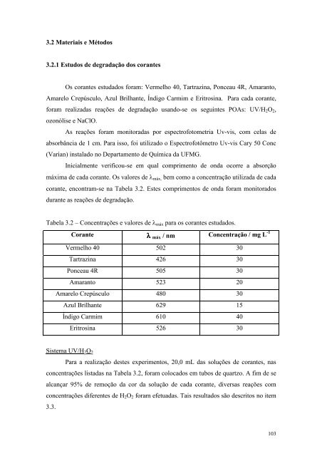 Degradação de Substâncias de Relevância Ambiental por ...