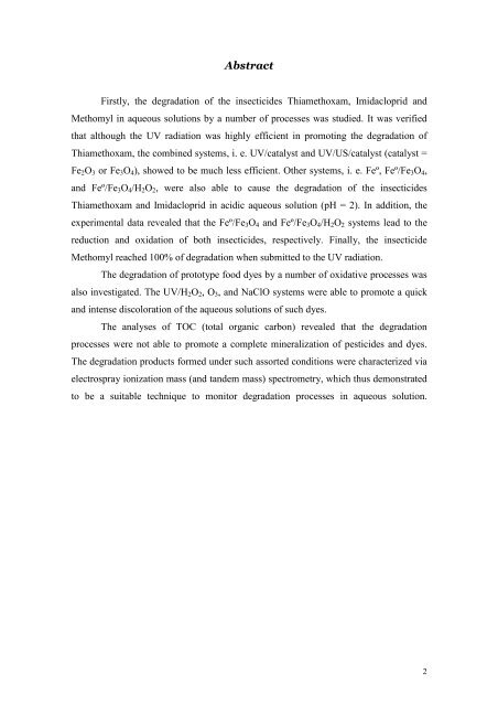 Degradação de Substâncias de Relevância Ambiental por ...