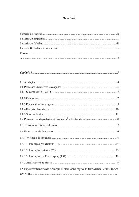 Degradação de Substâncias de Relevância Ambiental por ...