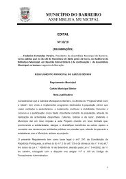 Regulamento Municipal do Cartão Sénior - Câmara Municipal do ...