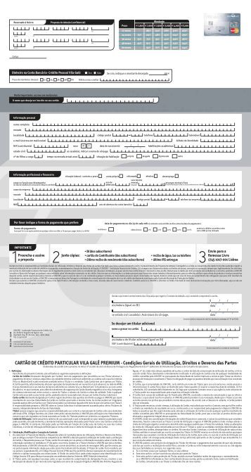 Contrato do Cartão de Crédito - Banco PanAmericano