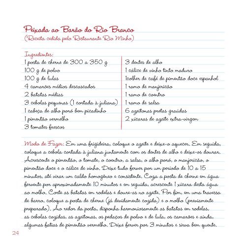 Caderno de Receitas