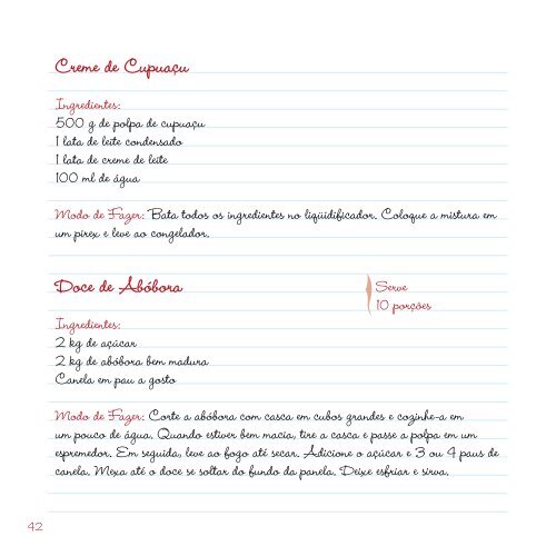 Caderno de Receitas