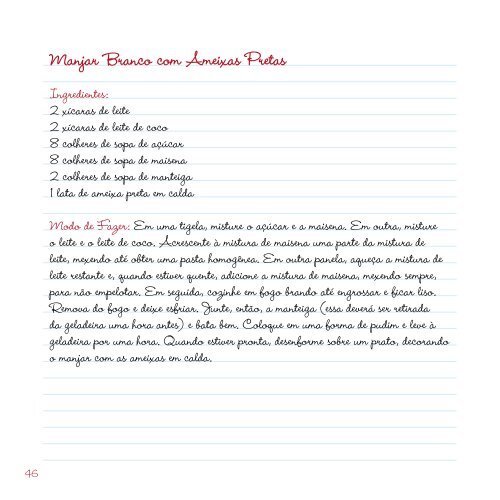 Caderno de Receitas