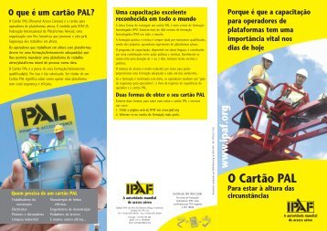 O Cartão PAL - IPAF