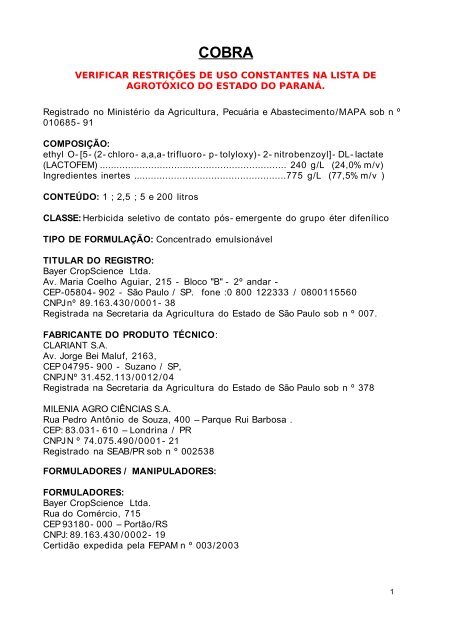 bula defensivo agricola para pre emergencia, Esquemas Agronomia