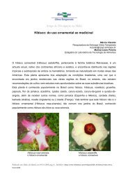 Artigo de Divulgação na Mídia Hibisco: do uso ornamental ao ...