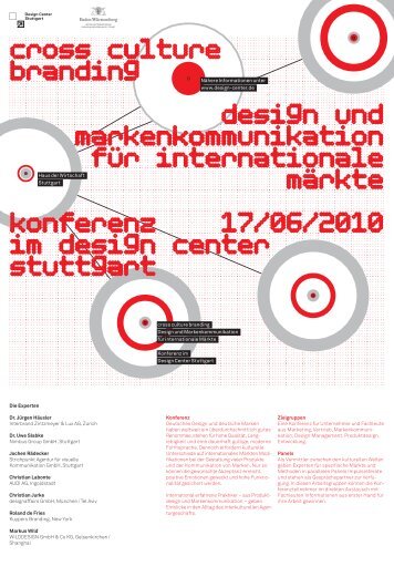 Programm + Anmeldung - Design Center Stuttgart