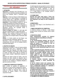 seguro cartão superprotegido premiável bradesco – manual