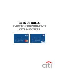 (Guia de Bolso - Cartão Citi Business) - Citibank