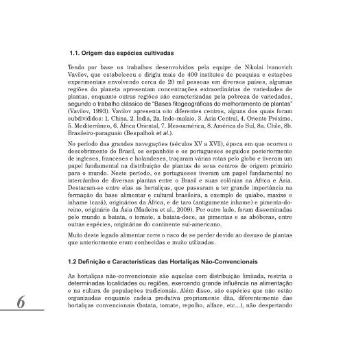 Manual - Hortaliças não-convencionais - Ministério da Agricultura ...