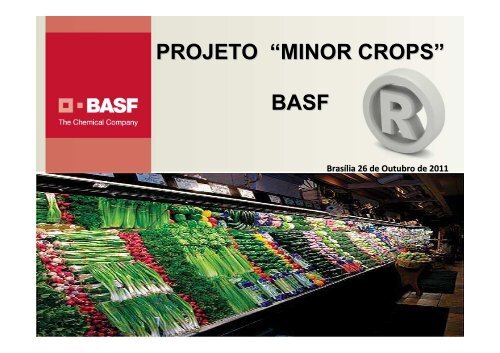 PROJETO “MINOR CROPS” BASF
