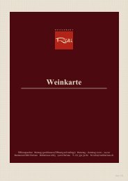 Weinkarte (pdf,329.64 kB) - Restaurant Rüti Herisau
