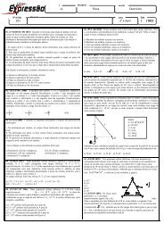 C.A. 101 C.A. Física Exercícios / /2012 3° e Semi - Colégio Expressão