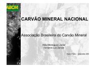 CARVÃO MINERAL NACIONAL - ABCM