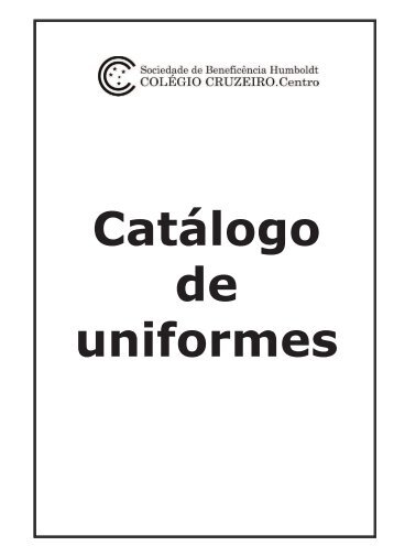 Uniforme - Colégio Cruzeiro