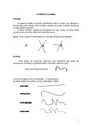 1 O PONTO E A LINHA O Ponto A origem de todas as ... - Ensinar EVT