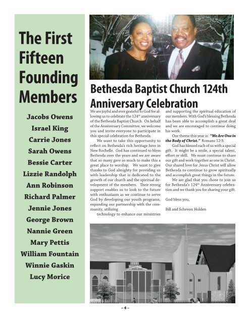 June-July 2012 (.pdf) - Bethesda Baptist Church