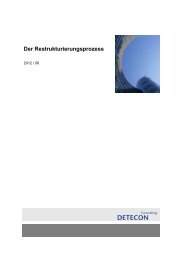 Der Restrukturierungsprozess - Detecon