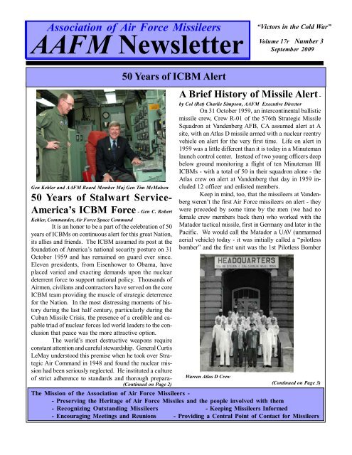 association of air force missileers