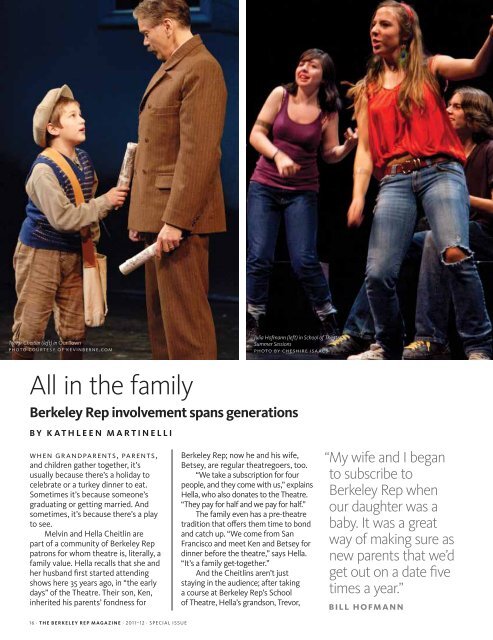 the berkeley rep magazine - Berkeley Repertory Theatre