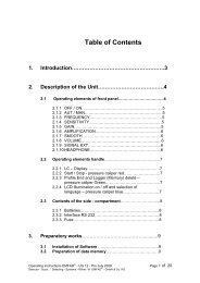 2. Operating manual EMFAD - UG12 - PRO - Detector-Scout