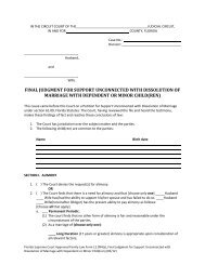 Florida Supreme Court Approved Family Law Form 12.994(a)