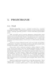 1. PROJICIRANJE - Pmf