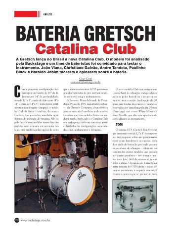 Baterias Gretsch - Backstage