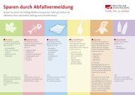 Sparen durch Abfallvermeidung - Deutsche Annington