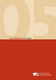 Geschäftsbericht 2005 - Deutsche Annington
