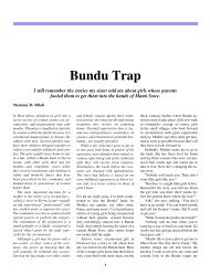 Bundu Trap - Windward Community College